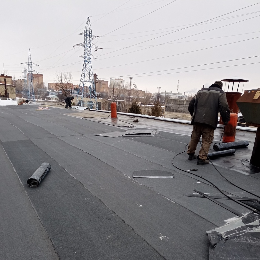 Монтаж кровли, ремонт мягкой кровли Наплавляемая кровля ООО. Континент строй. Луховицы