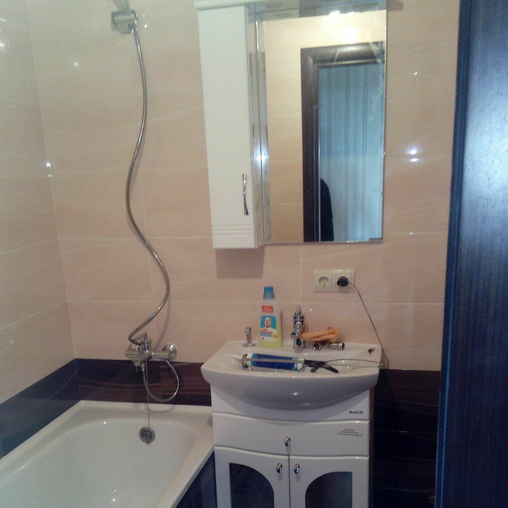 Ремонт квартир, домов в коломне, Луховицах. ООО. Континент стройю ремонт ванной комнаты в Луховицах. Коломне. ОООю Континент строй.